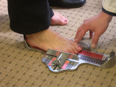 Orthotic Solutions: Process - foot evaluation