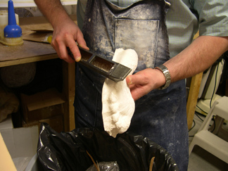 Orthotic Solutions: Process - filing and cleaning
