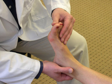 Orthotic Solutions: Process - foot evaluation
